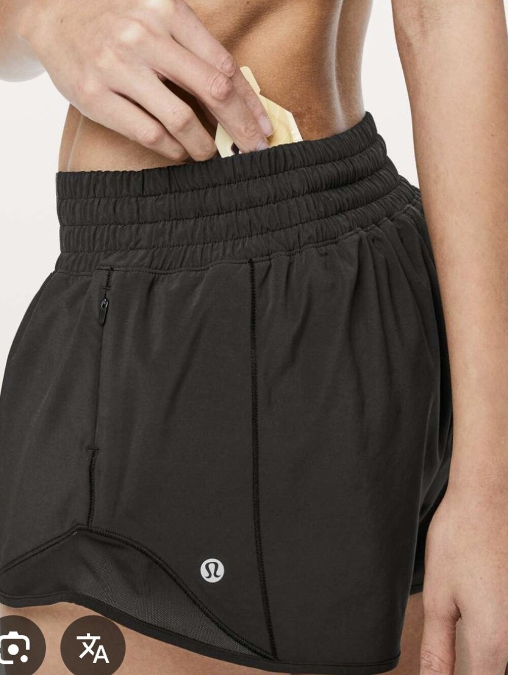 lululemon athletica Hotty Hot High-Rise Running Shorts - Black